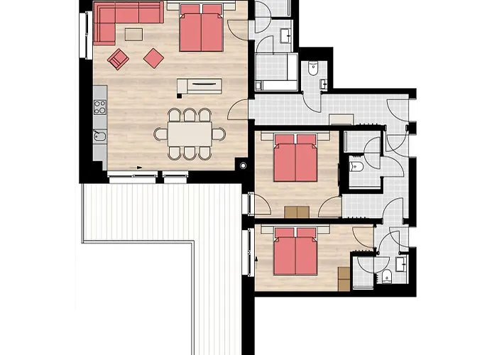 アパートホテル Alpenparks & Sonnleiten ザールバッハ・ヒンターグレム